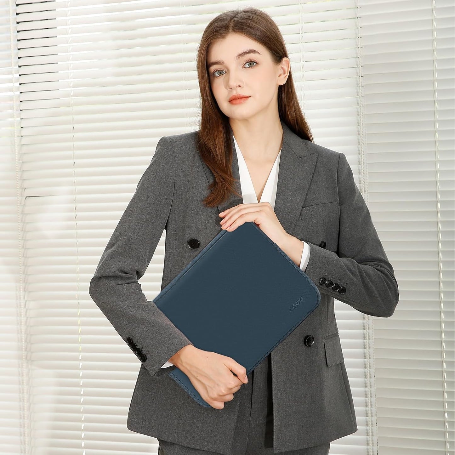 MOSISO Laptop Case 14 inch, 14 inch Laptop Sleeve Bag Compatible with HP Lenovo Dell ASUS Acer, HP Stream, Dell Latitude, Lenovo IdeaPad, Neoprene Computer Sleeve Bag with Small Case, Haze Blue