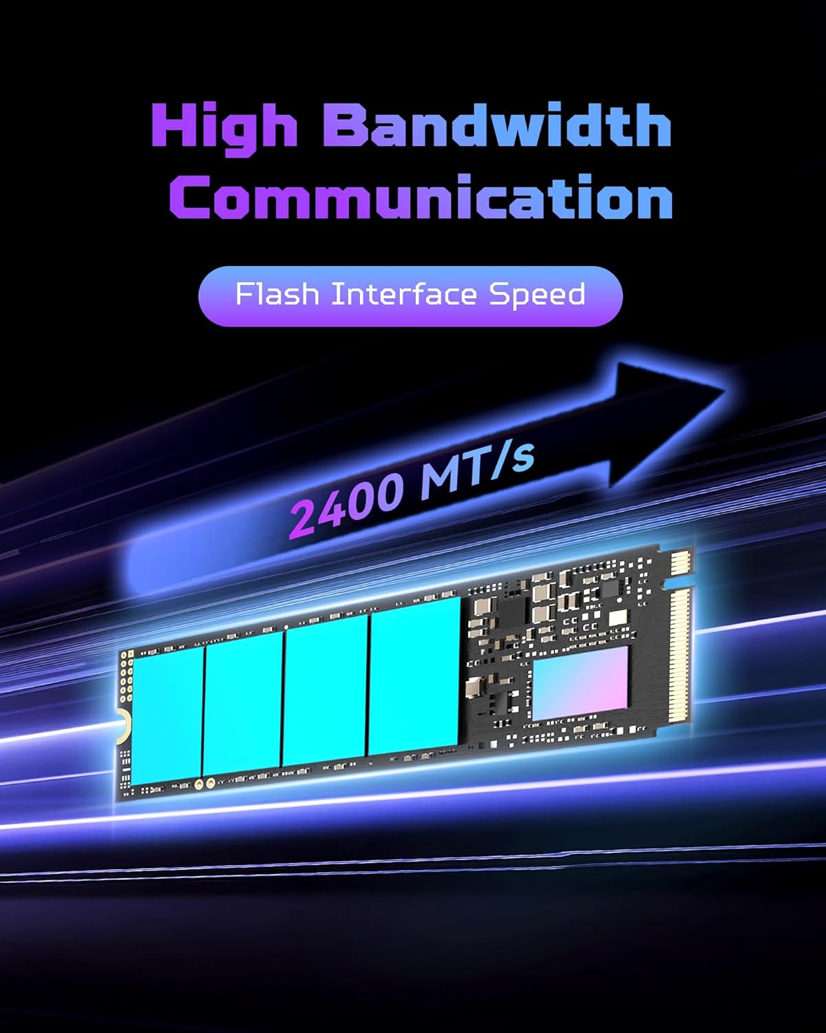 acer Predator GM7 1TB SSD: M.2 2280 PCIe Gen 4 x4 NVMe 2.0, Read Speed Up to 7400 MB/s, Internal PC Solid State Drive for Laptop, Desktop and PS5