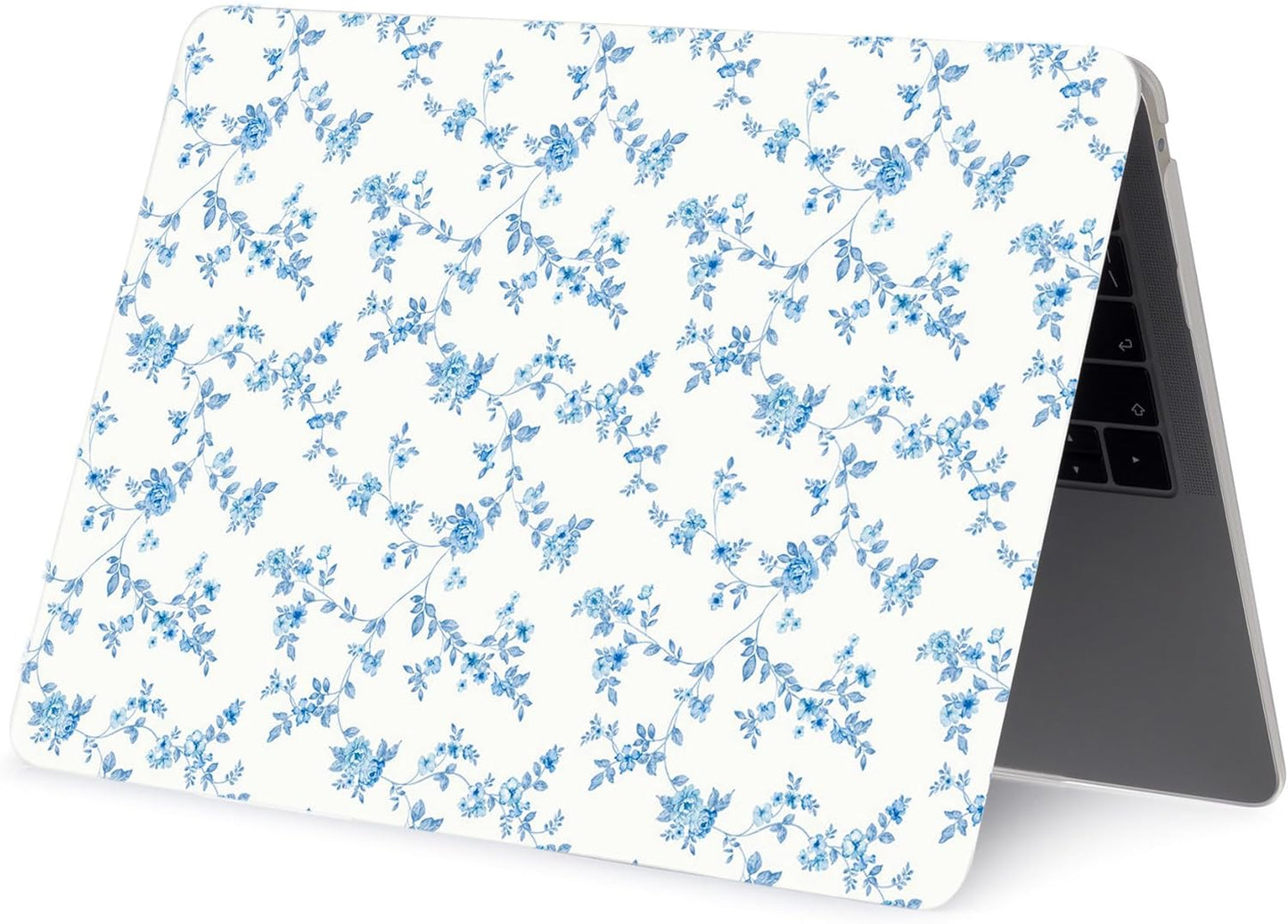 LanBaiLan Compatible for MacBook Pro 13‘’ with Touch Bar 2022 2021 2020 2019 2018 2017 2016 Release M1 M2 A2338 A2289 A2251 A2159 A1989 A1706 A1708 Protective Case & Keyboard Cover, Engraved Floral