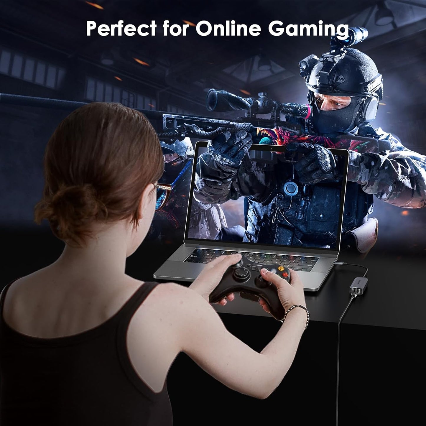 WAVLINK 5Gbps USB C to Ethernet Adapter, USB Type-C to RJ45 Gigabit LAN Ethernet Network Adapter for Windows, Mac OS, iPad OS and More