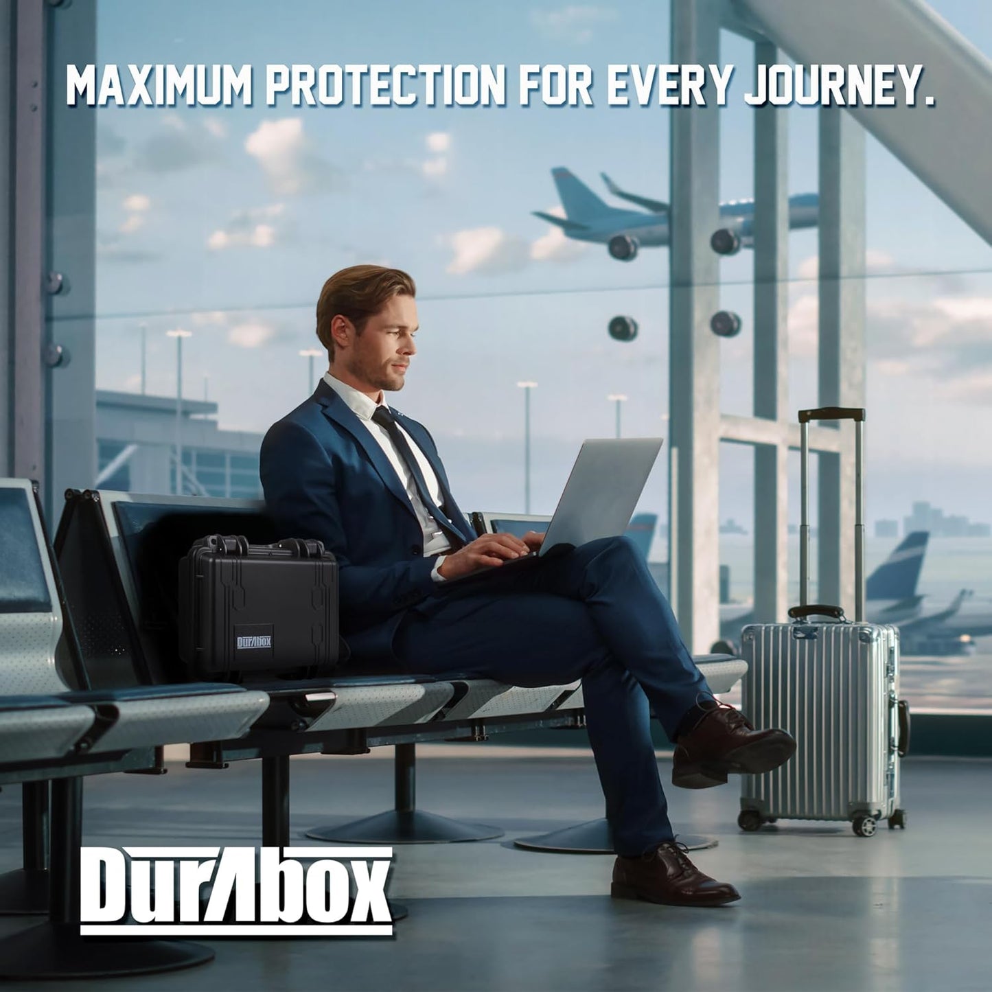 All Weather Hard Case 10 x 9 x 5” - TSA Approved Hard Shell Travel Case with Customizable Foam for Cameras, Lenses, Electronics and Other Gear