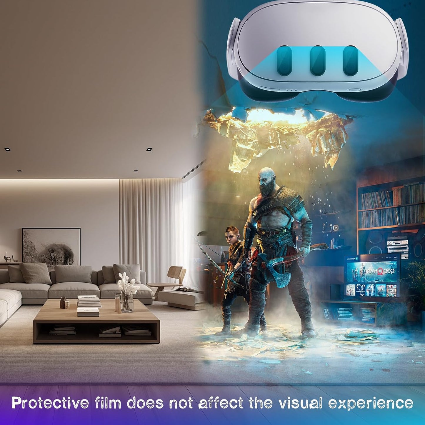 Camera Lens Protector for Oculus Meta Quest 3 Accessories, Thin 9H Tempered Glass, Alloy Frame, Anti-Scratch, Case Friendly, High Definition Lens Accessories (Black)