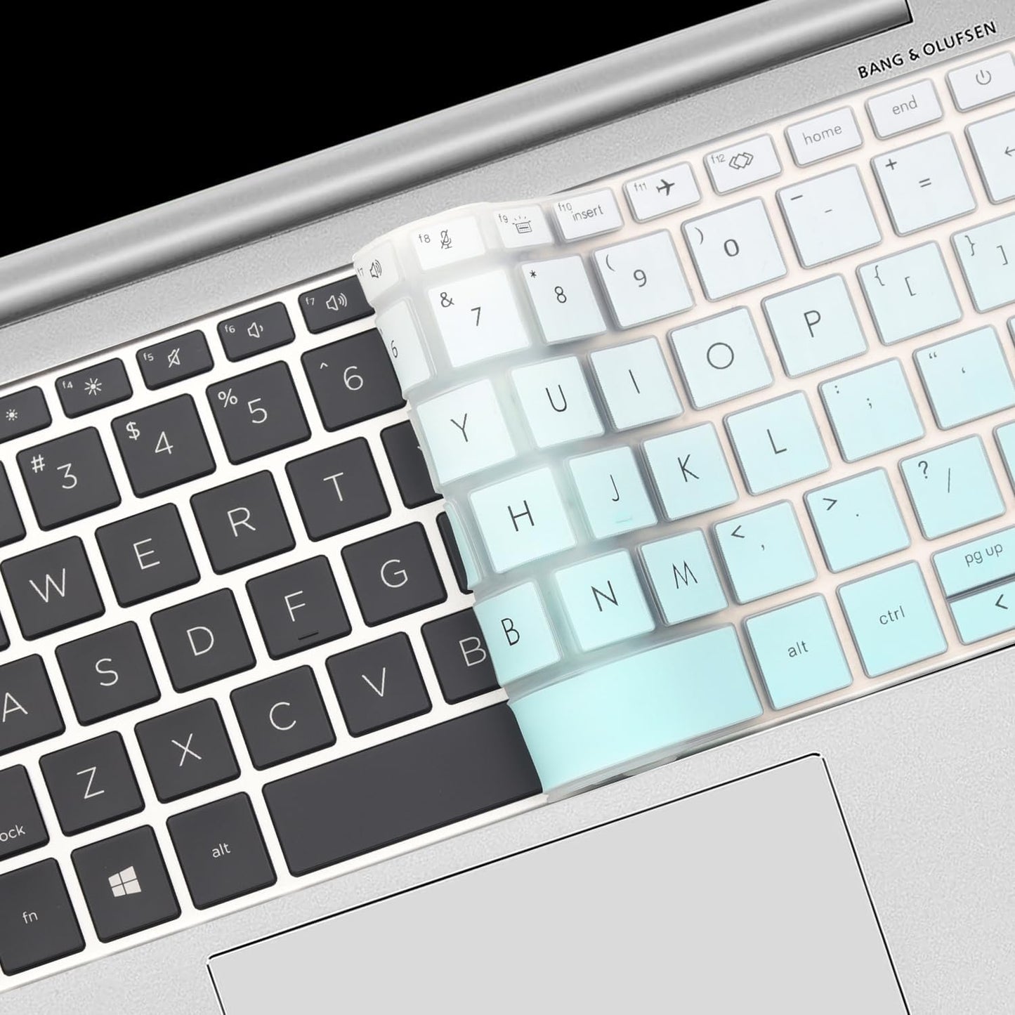 Keyboard Cover for HP EliteBook 830 835 840 845 1040 G9 G10 2023 2022 13.3 14 inch Laptop Accessories Keyboard Protective Skin (Not fit 840 845 1040 G8 G7 G6 G5 G4 G3)-OmbreMint