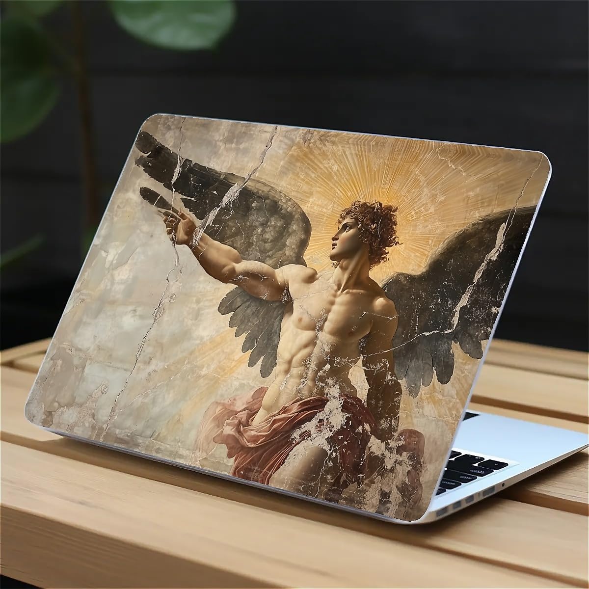 Compatible with MacBook Air 13.3 13.6 Inch Case 2022 2021 2020 2019 Plastic Hard Shell Case Cover,13.3 Pro(A1706/A1708/A1989/A2159/A2289/A2338), Greek Fresco Apollo