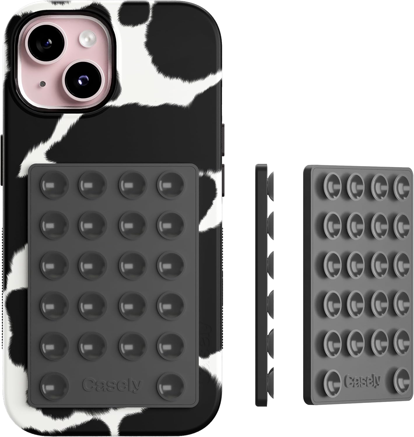 Casely Grippy MagSafe Compatible Cell Phone Mount Silicone Suction Cup Sticky Phone Holder and Stand