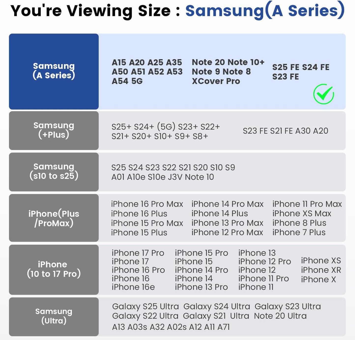 DeBin Case for Galaxy A15 A25 A35 A54 5G A53 A52 A51 A50 A20 Note 20 10+ Note 9 8 XCover Pro S24 FE S23 FE Cell Phone Belt Holder Holster Clip Pouch Cover (Fits Samsung Phone with Otterbox Case) Brown