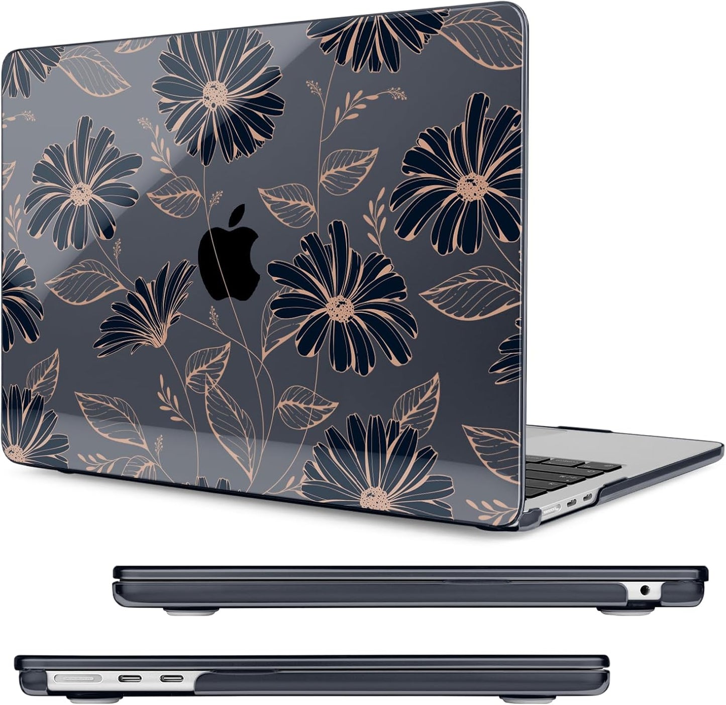 Compatible with MacBook Air 15 inch Case, M4 A3241/M3 A3114/M2 A2941 (Released 2025 to 2023), Hard Shell, Keyboard Cover, Screen Protector, Webcam Cover & Type-C Adapter, 016