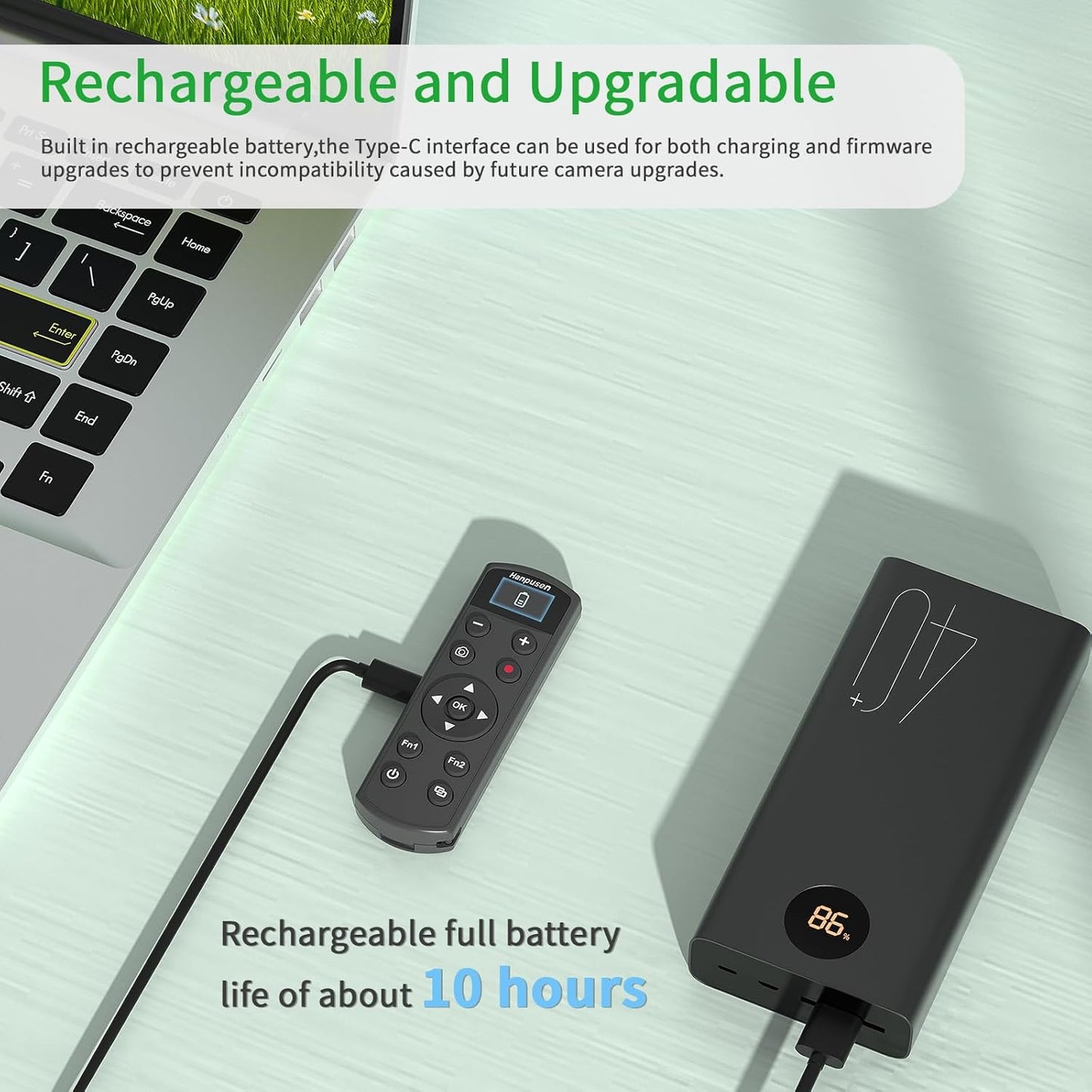 for Nikon Rechargeable Shutter Release,Wireless Camera Remote Control Compatible with P1000,P950,B600,A1000,Z6 II,Z30,Z50,Z5,Z7 II,Z fc,Z f,Z6 III,Z50 II,P1100,Z5II Replaces Nikon ML-L7