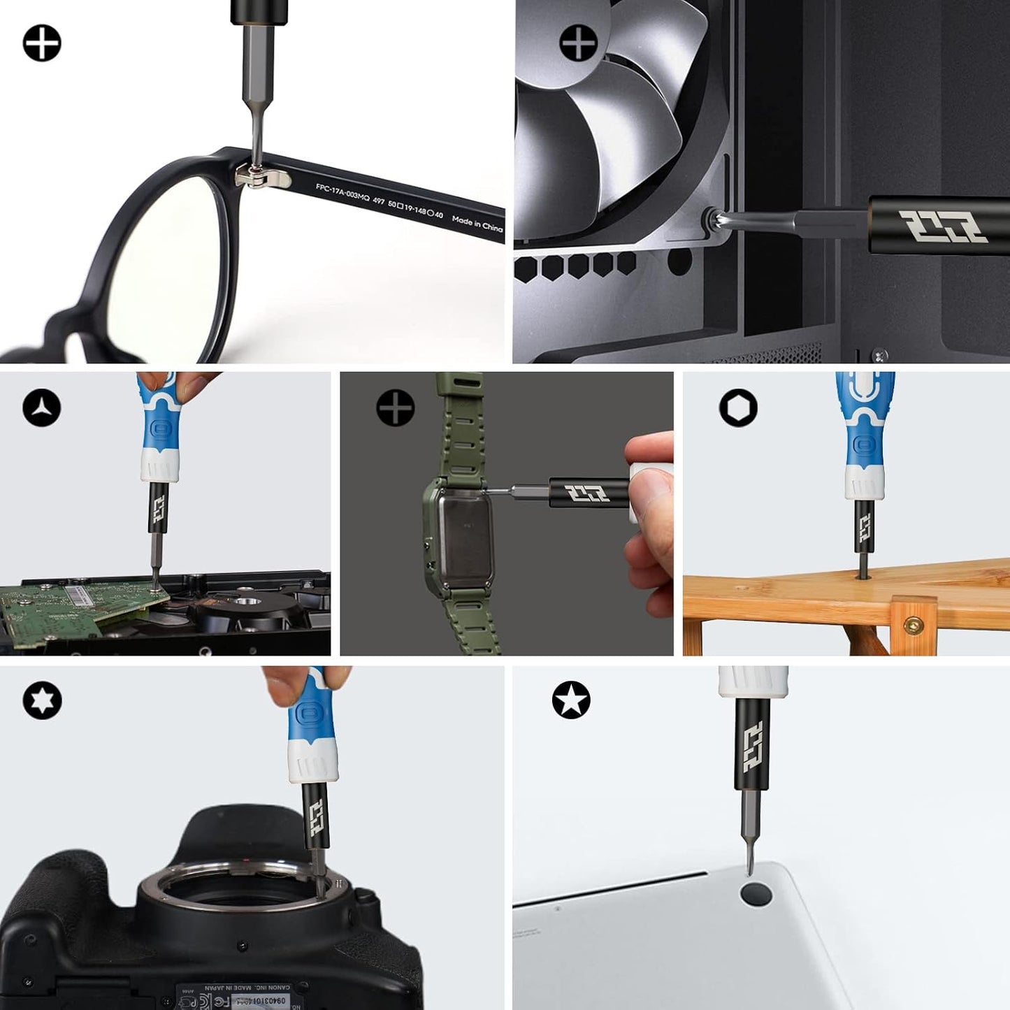 JAKEMY Precision Screwdriver Set, 33 in 1 Screwdriver Set Magnetic Driver Kit Laptop Repair Kit with Torx Screwdriver Bit Set Extension Shaft Tweezers for Electronics PS5, Watch, Jewelry, Glasses, Toy
