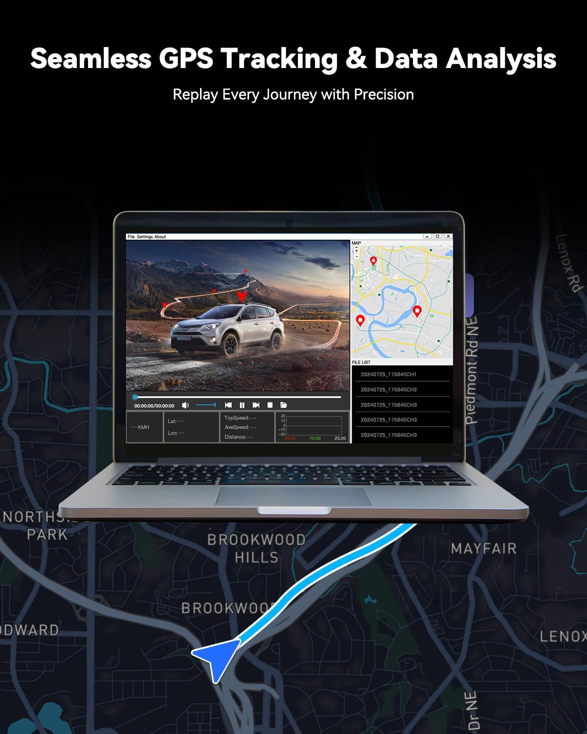 JOMISE T860+ Mirror Dash Cam 4K Front and 2.5K Rear, Detached Front Camera for 10-Minute Install, 3X Zoom Rear View Mirror Camera, 64GB Card Included, Night Vision, WDR, Parking Assist, GPS