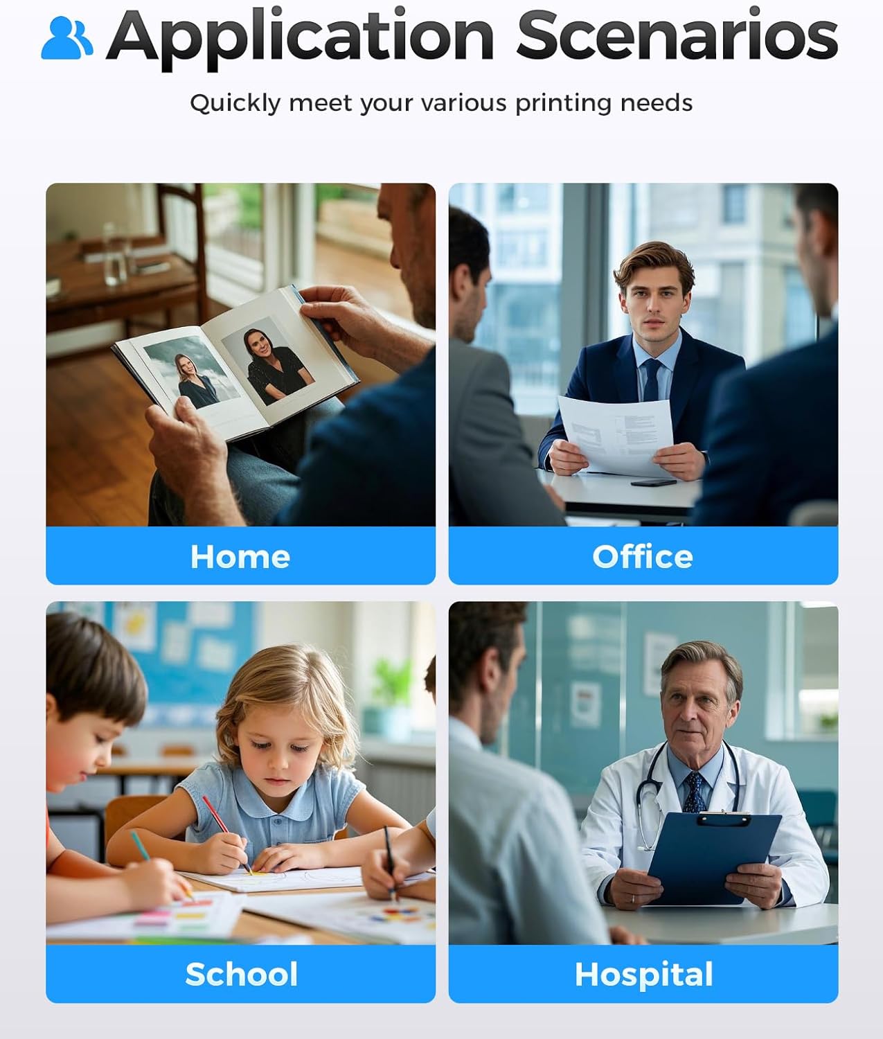 659X Toner Cartridge Set 4-Pack High Yield with Chip Replacement for HP 659X 659A W2010A W2010X W2011X W2012X W2013X for Color LaserJet Enterprise MFP M776dn M856dn M856x Flow M776z M776zs Printer Ink