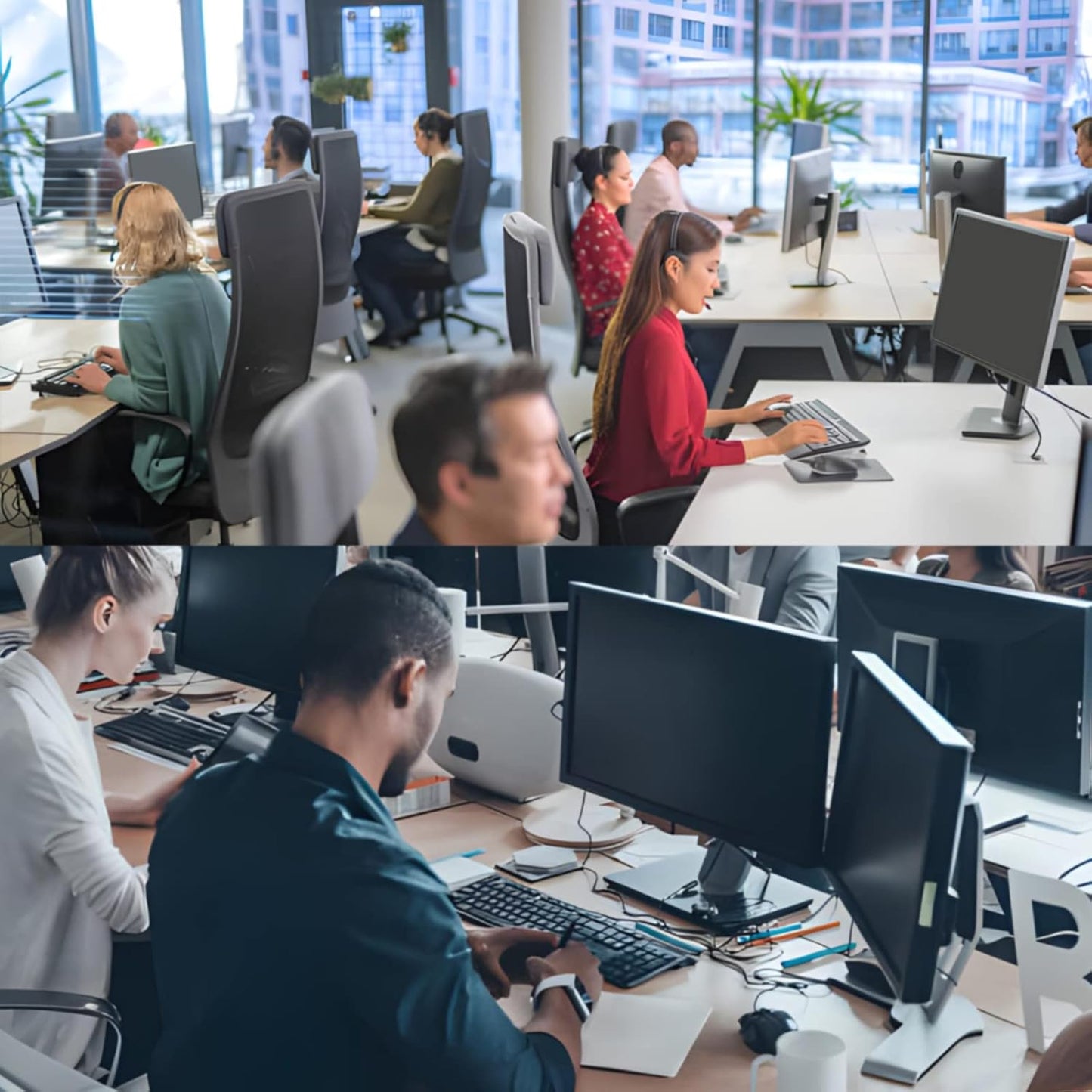 Computer Privacy Screen Protector for 23, 23.6, 23.8 and 24 Inches Monitor Anti Blue Light Filter Hanging Type Anti Scratch Easy Installation Shield for Desktop Computer (24 Inches)