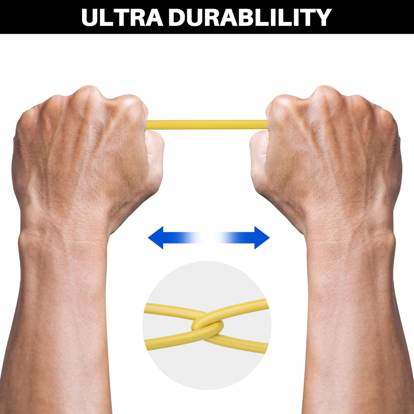 Cat5e Ethernet Cable 50 FT, Long Cat 5e Internet Cable, Yellow Snagless Patch Cord, Flexible, Network, LAN, PoE, Standard RJ45 Connector for PC, Server, Router, Modem, TV, PS5 - with 15 Cable Ties