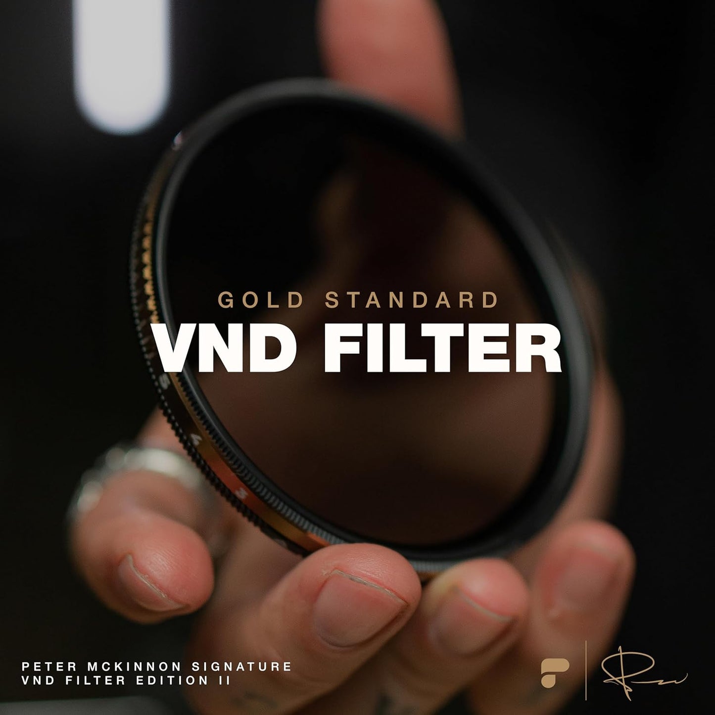 PolarPro 95mm Peter McKinnon VND Camera Filter - 2-5 Stop Variable Neutral Density Lens Filter for DSLR/Mirrorless Professional Video β PMVND Signature Edition II for Cinematic Shutter Speed Control