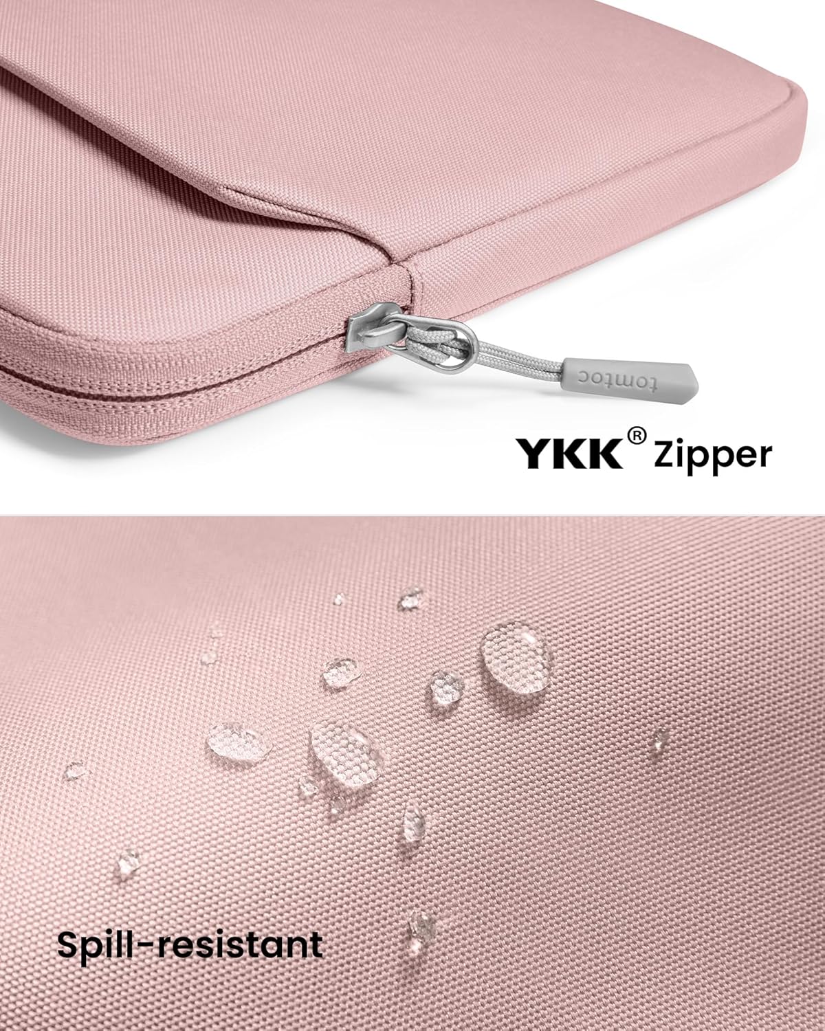 tomtoc Slim Laptop Sleeve for 15-inch 2025 New MacBook Air M4/A3241, M3/A3114, M2/A2941, 15 Inch Microsoft Surface Laptop AI PC/6/5, Dell XPS 15 Plus, Recycled Water-Resistant Protective Case Bag