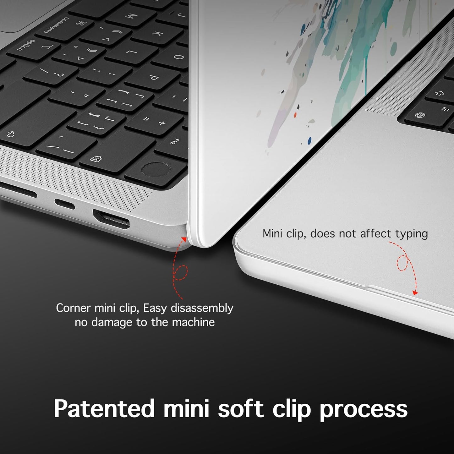 for MacBook Pro 16 inch Case 2021 2022 2023 2024 Release A3186 A3403 M4 A2991 M3 A2780 M2 A2485 M1 Pro/Max, Hard Shell Case with Screen Protector & Keyboard Cover, Wolf