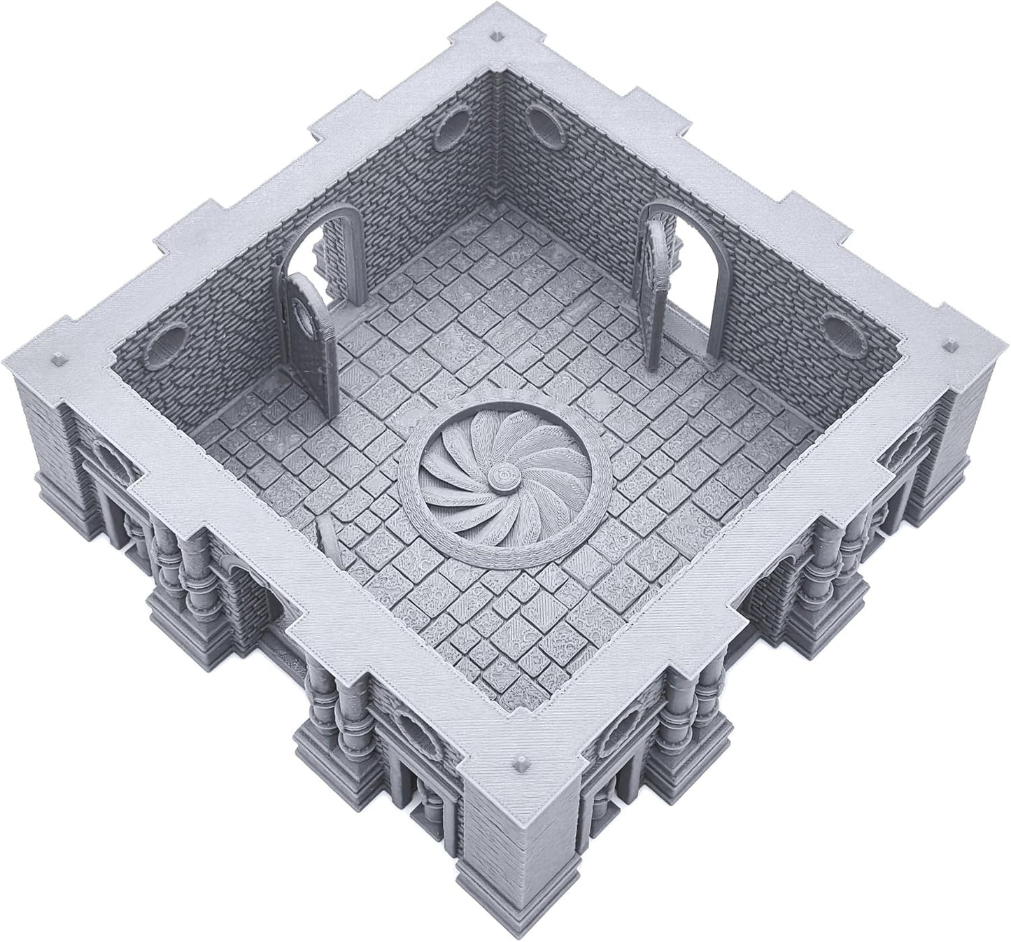 Barrel Riders Barracks by Printable Scenery, 3D Printed Tabletop RPG Scenery and Wargame Terrain 28mm Miniatures