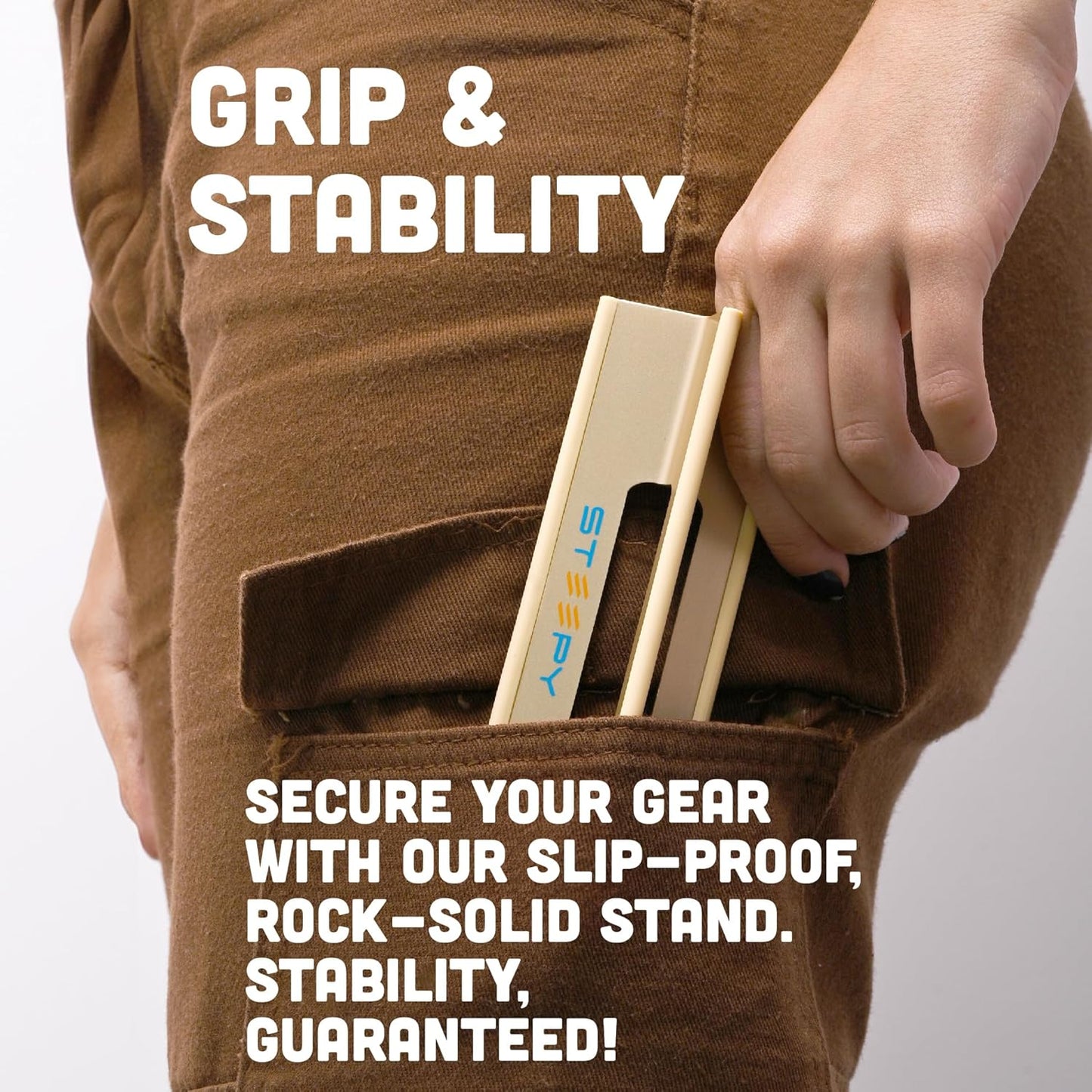 Steepy Adjustable Laptop Stand - 3 Height Computer Stand - Laptop Desk Riser