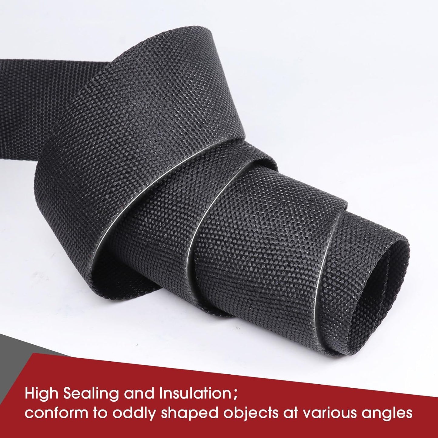 Heat Shrink Wire Loom 2:1 Shrinkable Braided Cable Sleeve 1-3/8 Inch ID-46ft Abrasion Protection Flexibility Fabric Wiring Harness Cover Sheath