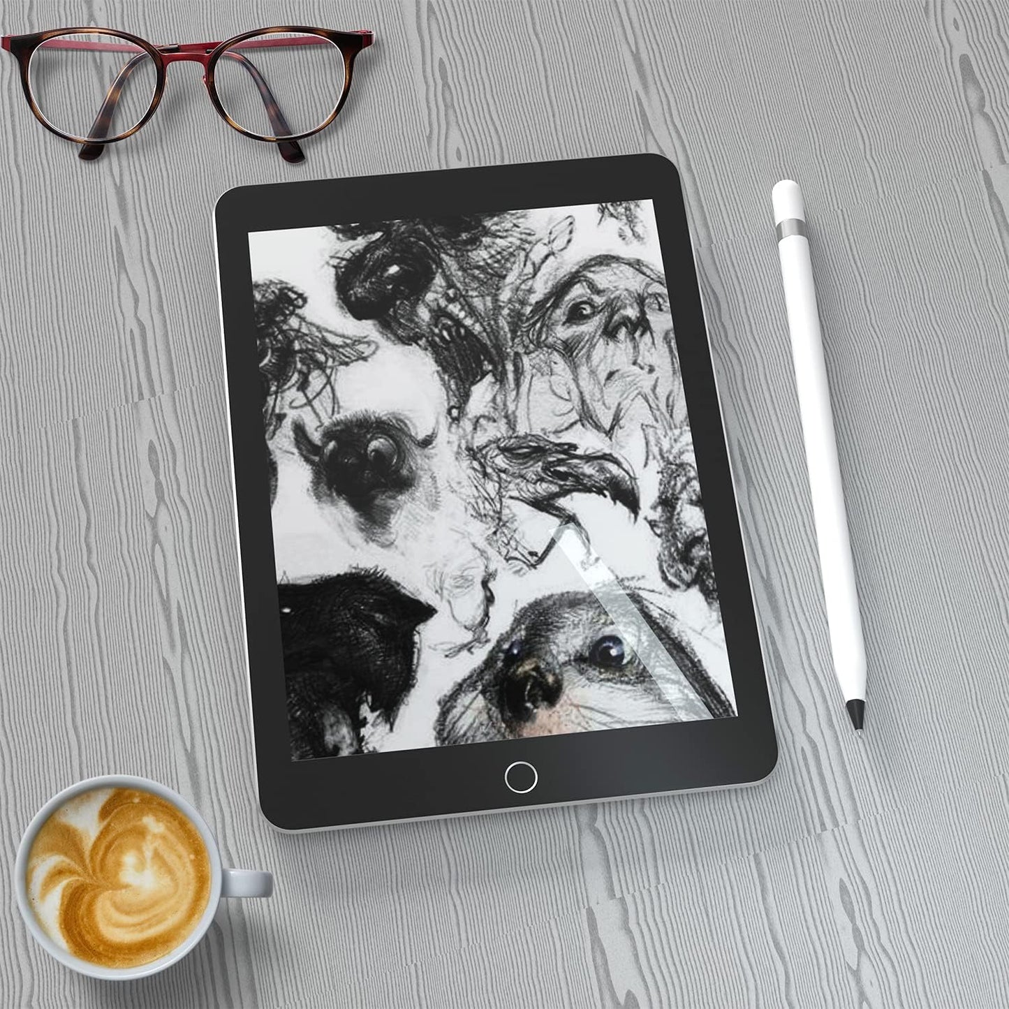 4 Pcs Upgraded (Pen Like) Pencil Tips fits for Apple 2nd Gen iPad Pro Pencil,0.78mm No Wear Out Fine Point Precise Control Apple Pen Tip,Longer Tips High Strength Material, White & Black