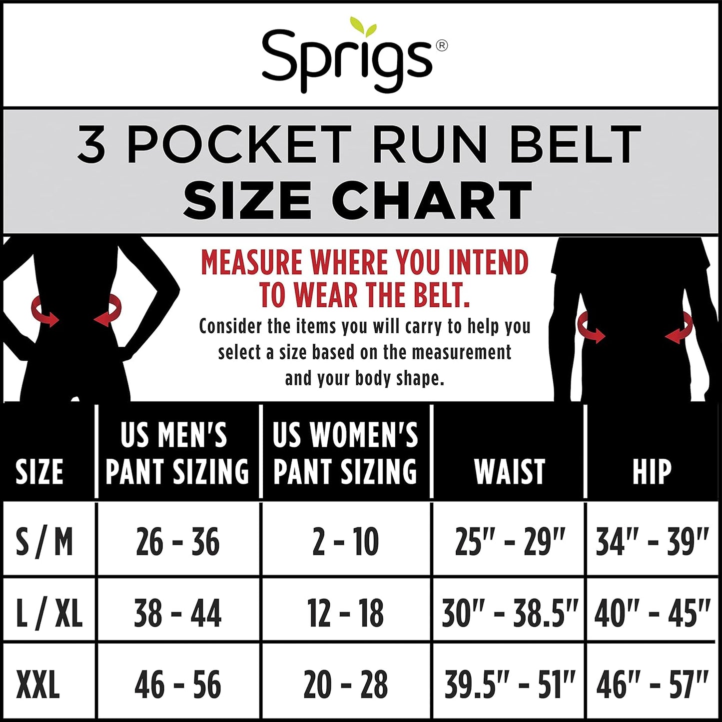 3 Pocket Adjustable Running Belt Waist Pack, Fanny Pack For Working Out With Sweat Resistant Backing, Holds All iPhone Models (Tie Dye/Black, Small/Medium)