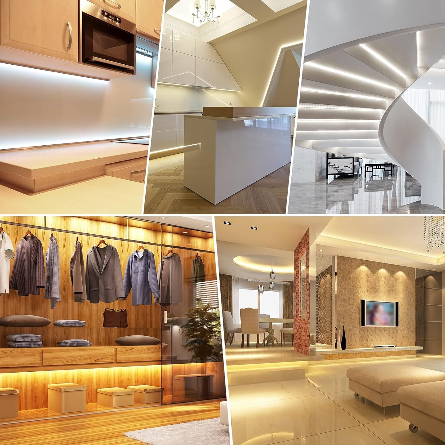 BTF-LIGHTING C01W Monochrome PWM (+V -V) 2PIN LED Strip Dim Brightness 2.4GHz Tuya WiFi Group Controller Alexa Google Home Smartphone APP Control Compatible with WR02RF RC01RFB Remote