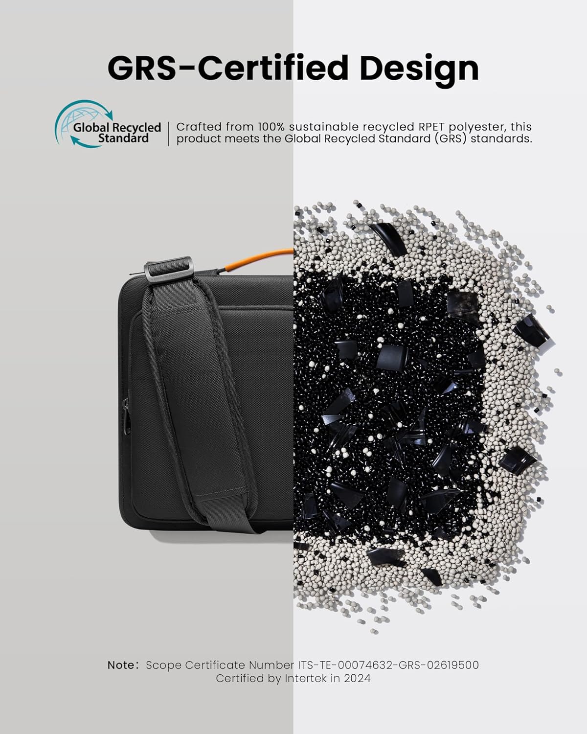 tomtoc 360 Protective Laptop Shoulder Bag for 15 Inch New MacBook Air M4 M3/A3114 M2/A2941 2025-2023, 15 Inch Microsoft Surface Laptop 6/5, Water-Resistant Accessory Case for MacBook Pro A1990 A1707