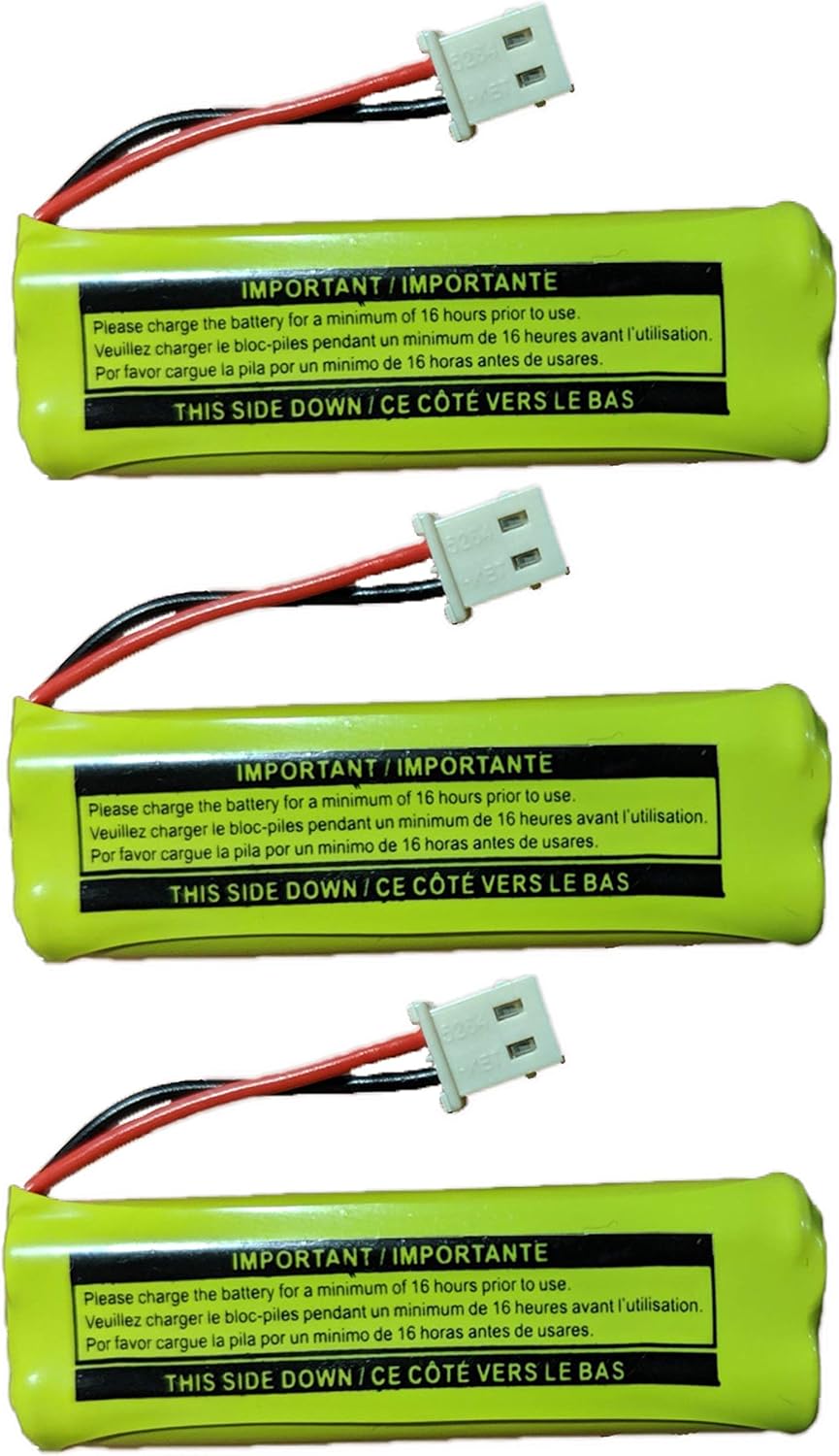 JustGreatDealz Battery BT183482 BT283482 for Vtech Cordless Telephones CS6114 CS6409 CS6419 DS6401 DS6421 DS6422 DS6423 DS6424 DS6425 DS6426 DS6472 LS6405 LS6425 LS6426 LS6475 LS6476 (3-Pack)