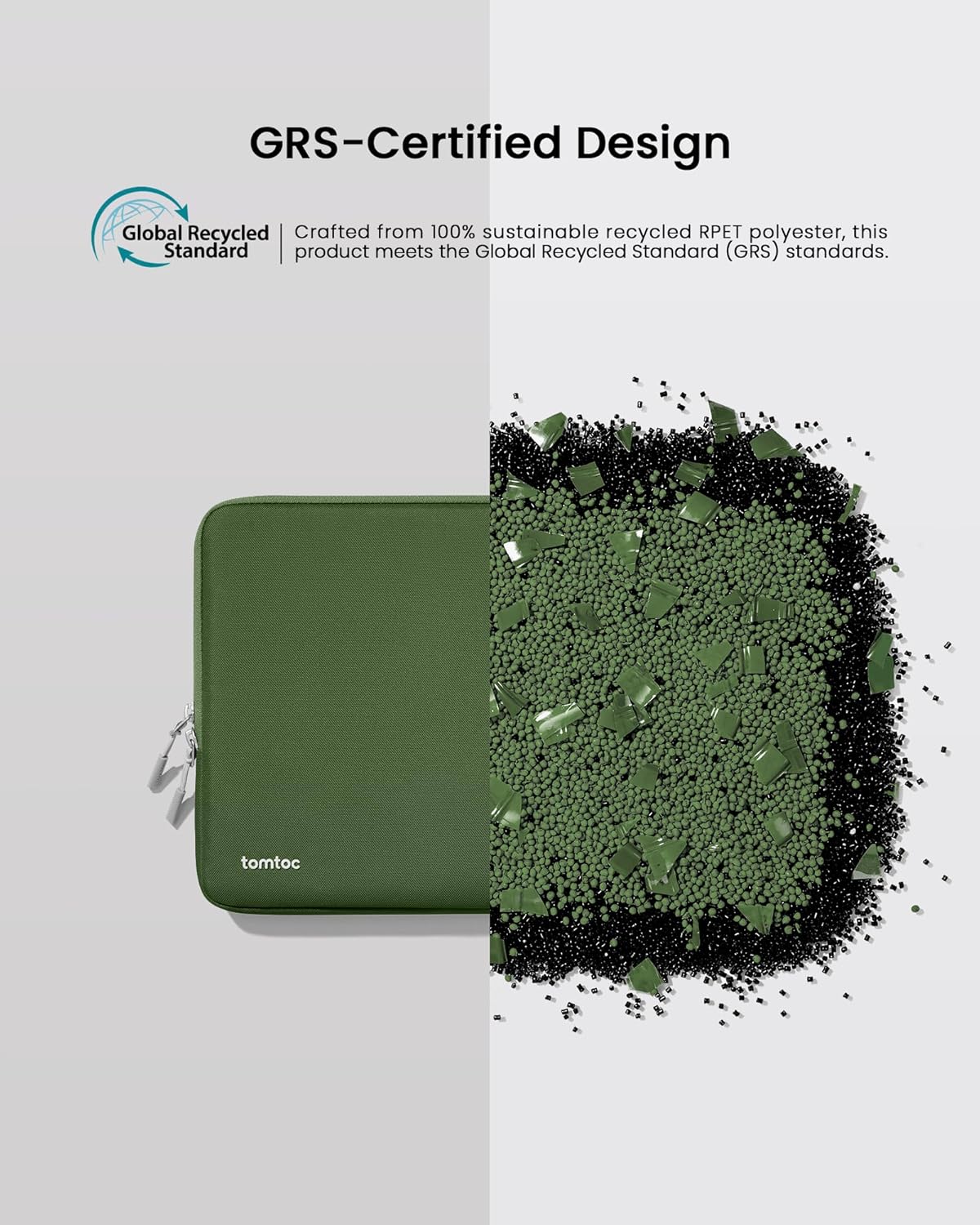 tomtoc 360 Protective Laptop Sleeve for 14-inch MacBook Pro M4/M3/M2/M1 Pro/Max A3112 A3401 A3185 A2992 A2918 A2779 2024-2021, Water-Resistant Case Bag with Accessory Pocket for 13.8 Surface Laptop 7