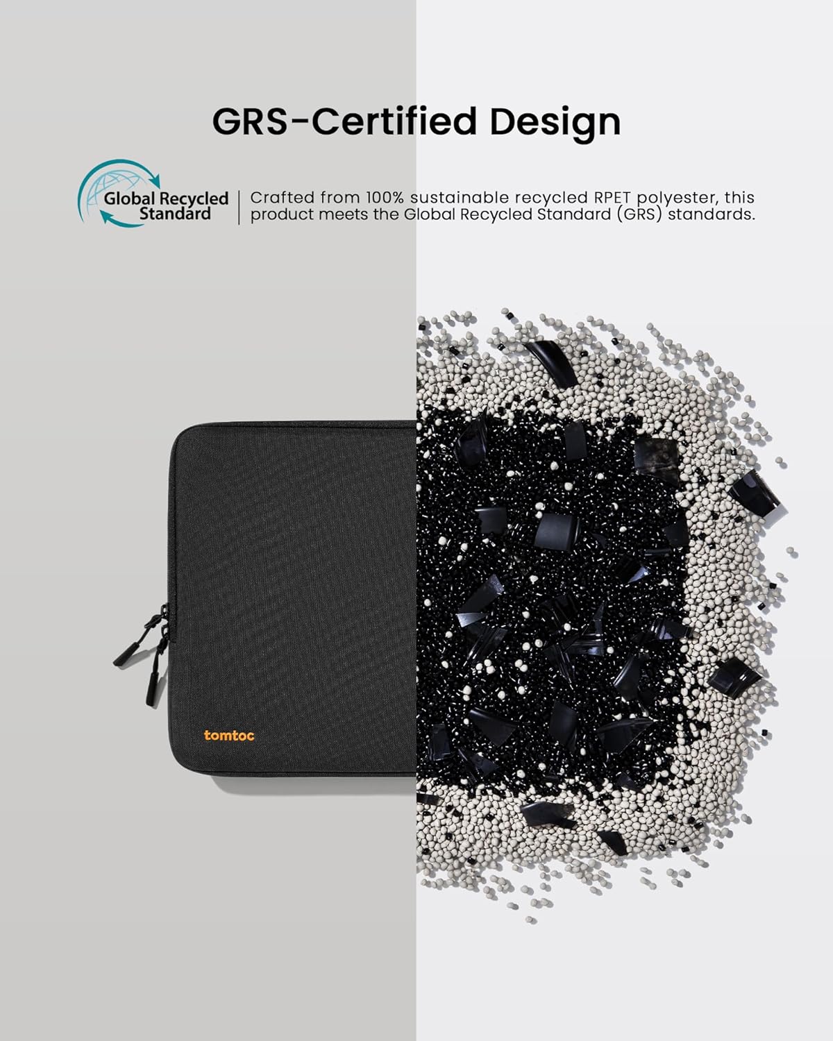 tomtoc 360 Protective Laptop Sleeve for 13-inch New Surface Pro 11th, Copilot+PC 2024, Surface Pro 10/9/8/X with Signature Keyboard/X Keyboard, Shockproof Water-Resistant Notebook Surface Case Bag