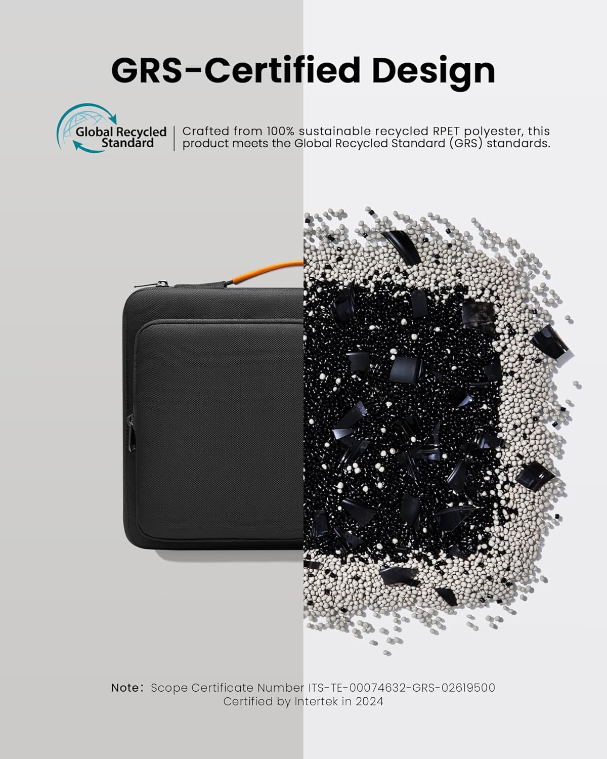 tomtoc 360 Protective Laptop Sleeve for 15-inch 2025 New MacBook Air M4/A3241, M3/A3114, M2/A2941, 15 Inch Surface Laptop 7/6/5, Dell XPS 15 Plus, Water-Resistant Accessory Bag Case