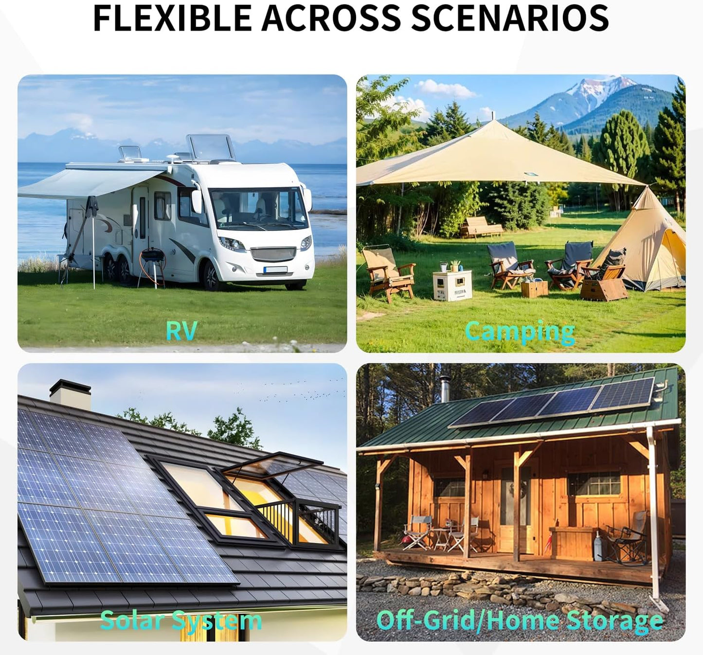 12V 100Ah LiFePO4 Lithium Battery, Built-in 100A BMS with Low-Temp Protection, 15000+ Deep Cycles & 1280Wh Energy for RV, Solar, Marine, Trolling Motor, Home Storage