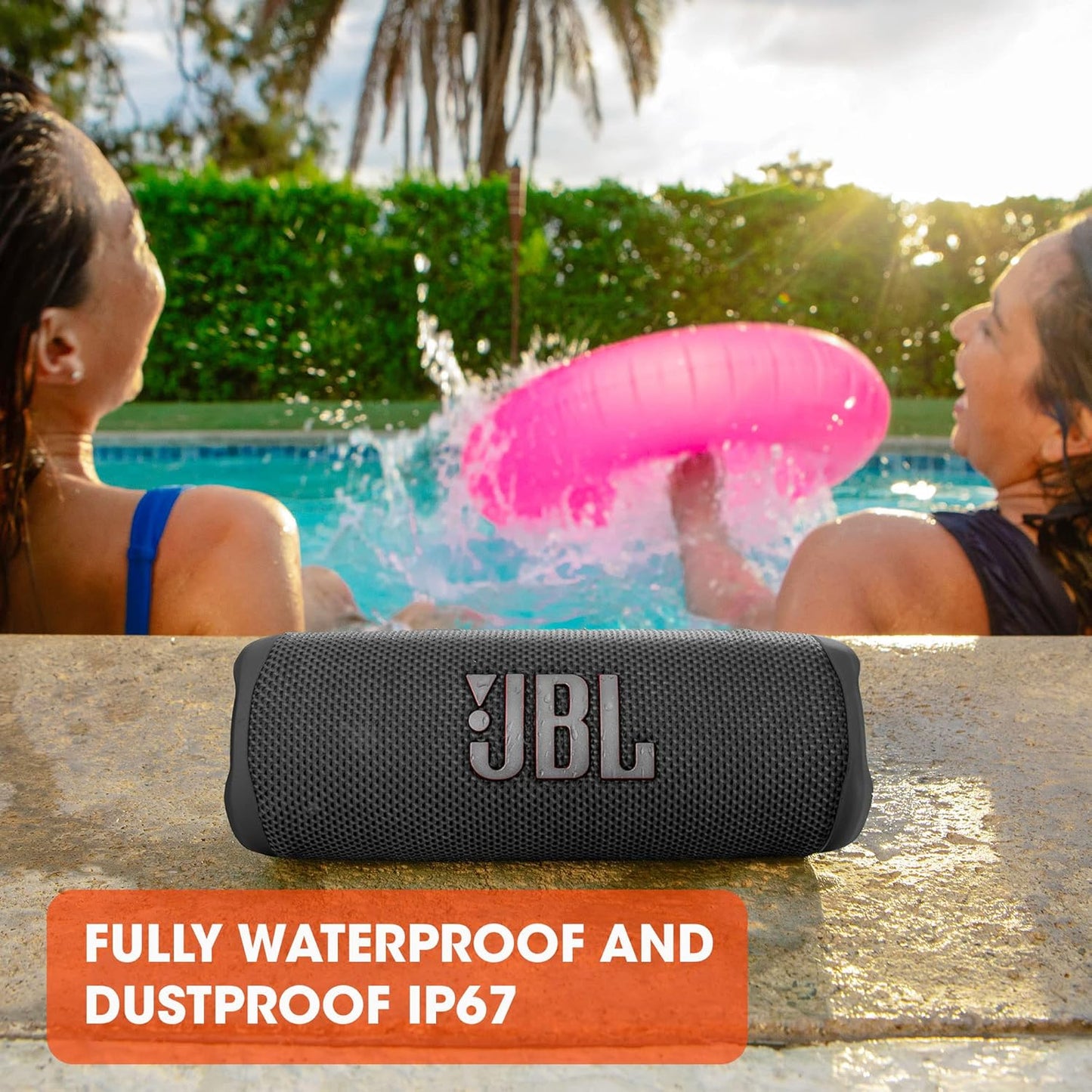 JBL Flip 6 - Portable Bluetooth Speaker, powerful sound and deep bass, IPX7 waterproof, 12 hours of playtime, JBL PartyBoost for multiple speaker pairing for home, outdoor and travel (Green)