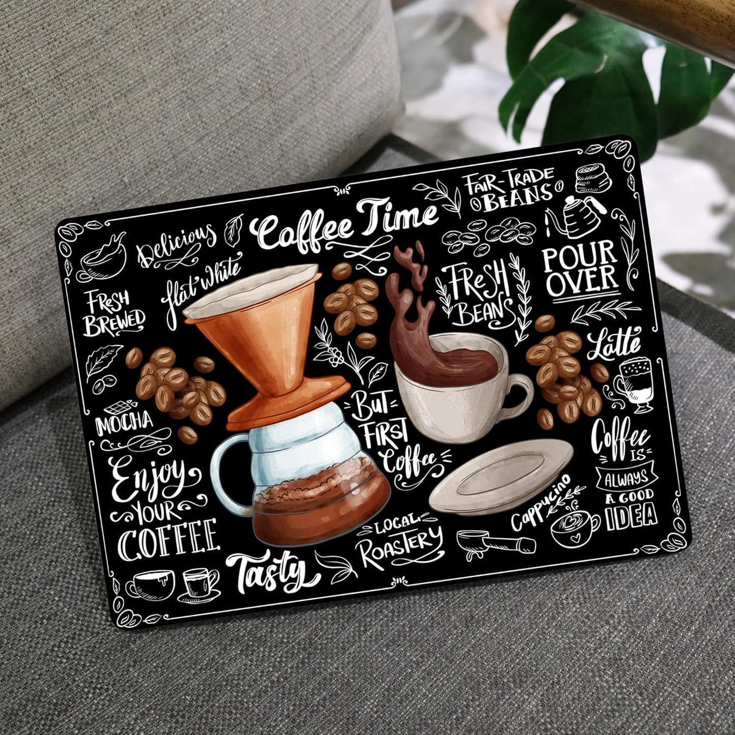 MEEgoodo for MacBook Air 13 inch Case 2021 2020 2019 2018 Released A2337 M1 A2179 A1932 with Touch ID, Plastic Hard Shell & Keyboard Cover Compatible with MacBook Air Case 13.3, Coffee