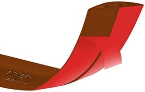 20Ft Floor Cord Cover Brown Silicone Cable Protector Easy to Install Wire Organizer and Hider for Home, Office, Garage (Brown-6m)