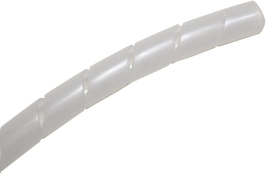 Kable Kontrol Vortex Spiral Cable Wrap - 3/4” Inch 100’ Feet Long - Hose Protector Flexible Polyethylene Wire Conduit Tubing Cable Sleeve Cord Cover to Organize Wires – Natural