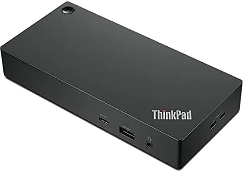 Lenovo ThinkPad USB Type-C Dock Gen 2 with 4K (40AY0090US) + ZoomSpeed HDMI Cable (with Ethernet) + ZoomSpeed DisplayPort Cable + Starter Bundle