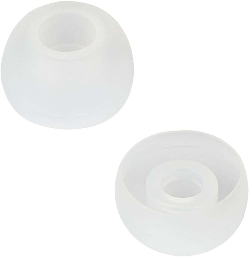 9 Pairs White Earbud Tips,Replacement Headphone Covers, Soft Rubber Tips Compatible with Powerbeats 2/3 LG Samsung Earbuds