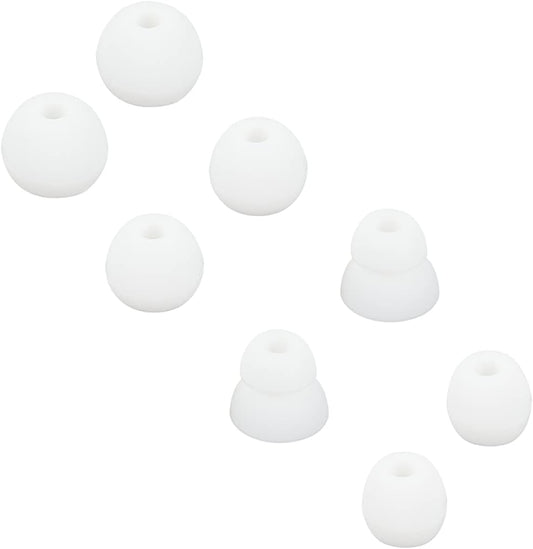 Earbud Tips Ear Tips Replacement Earbud Tips Earbud Replacement Tips Headphone Earbud Tips Earbud Tip Eartips Earbud Covers Compatible With Powerbeats Pro Beats Wireless Earphone 4 Pairs (White)