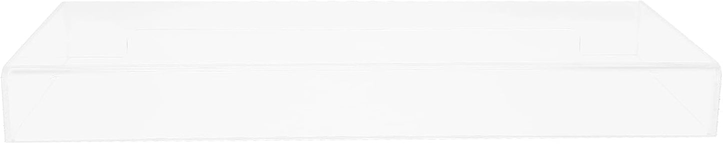 Cabilock Acrylic Keyboard Cover Water Protective Case for Household Keyboards Transparent Keyboard Accessory for Standard and Mechanical Keyboards