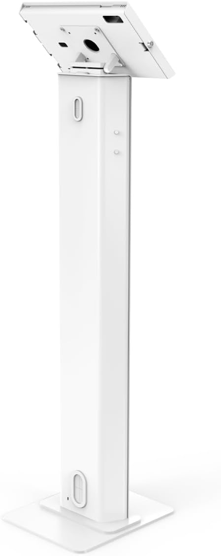 iPad 10th-11th (A16) Gen, Apex Enclosure Brandable Floor Stand - White