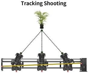 GVM Motorized Camera Slider, 48''/120CM Carbon Fiber Camera Slider with APP Control, Support Video Mode, Time Lapse Photography, Horizontal, Tracking and 120° Panoramic Shooting