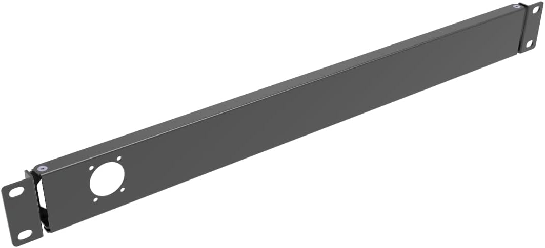 1U Hinged Rack Panel 1D XLR HDMI Audio Rack Mount Panel for 19 inches Rack Mount (1D)
