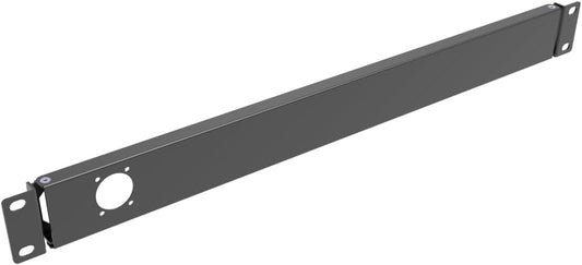 1U Hinged Rack Panel 1D XLR HDMI Audio Rack Mount Panel for 19 inches Rack Mount (1D)