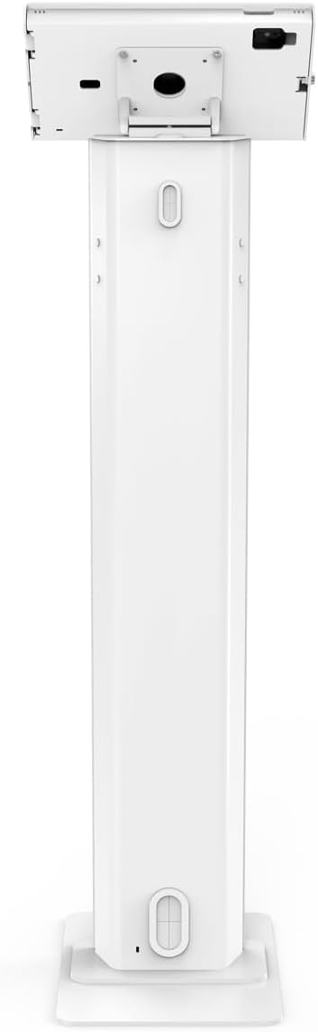 Compulocks iPad Air M2 & M3 11" Apex Enclosure Brandable Floor Stand – Secure Tablet Display Kiosk Mount, Digital Signage, POS Display - White