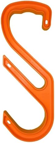 HIGH 5 Hook Double - Heavy Duty, Industrial Safety Hook for Hanging Cables, Cords, Hoses and Welding Leads. 250 lb Capacity (Box of 20)