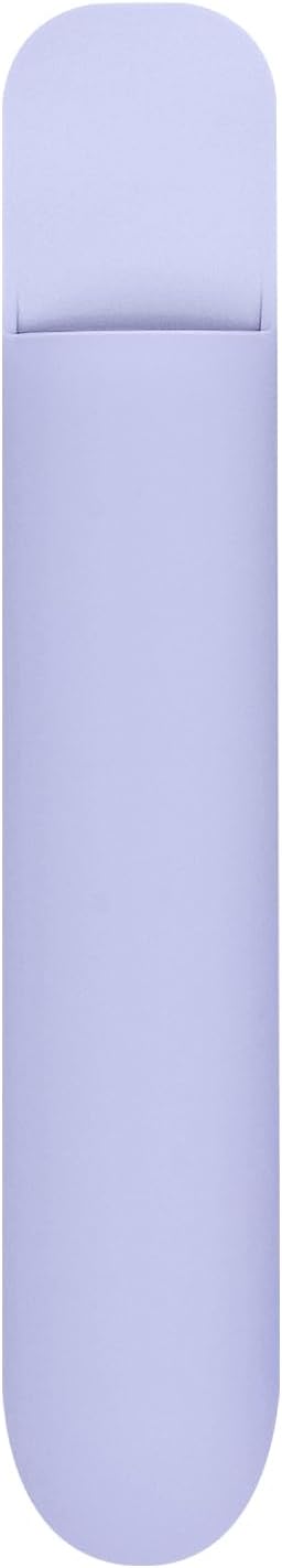 eZAKKA Silicone Pencil Holder For Most Pens,Pencils, 7.8 inch Self-Adhesive Stick To Notebooks,Diary, Desks,Tablet, Purple, 1 Pack