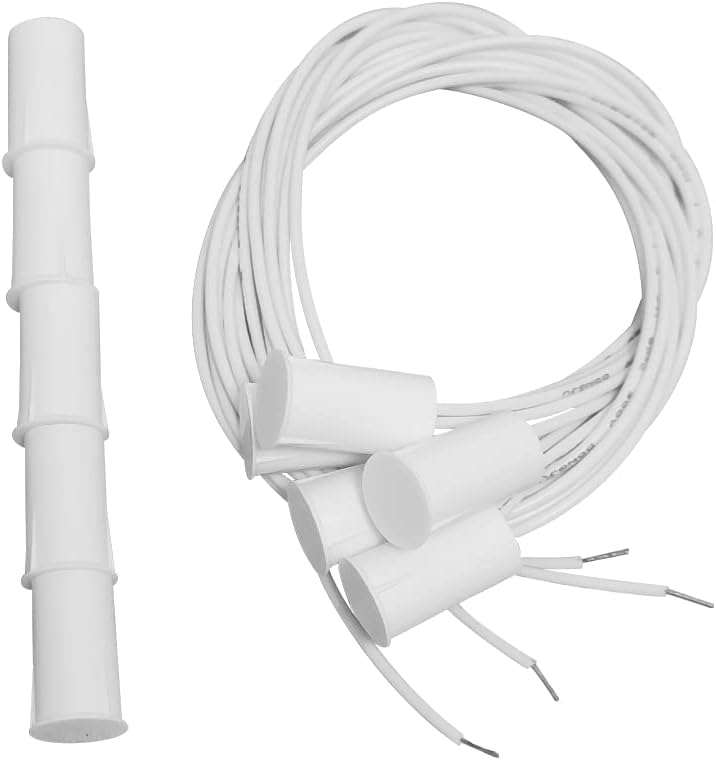 5 Pack Magnetic Contacts Switch Window Door Sensor for Alarm System NC 3/8"