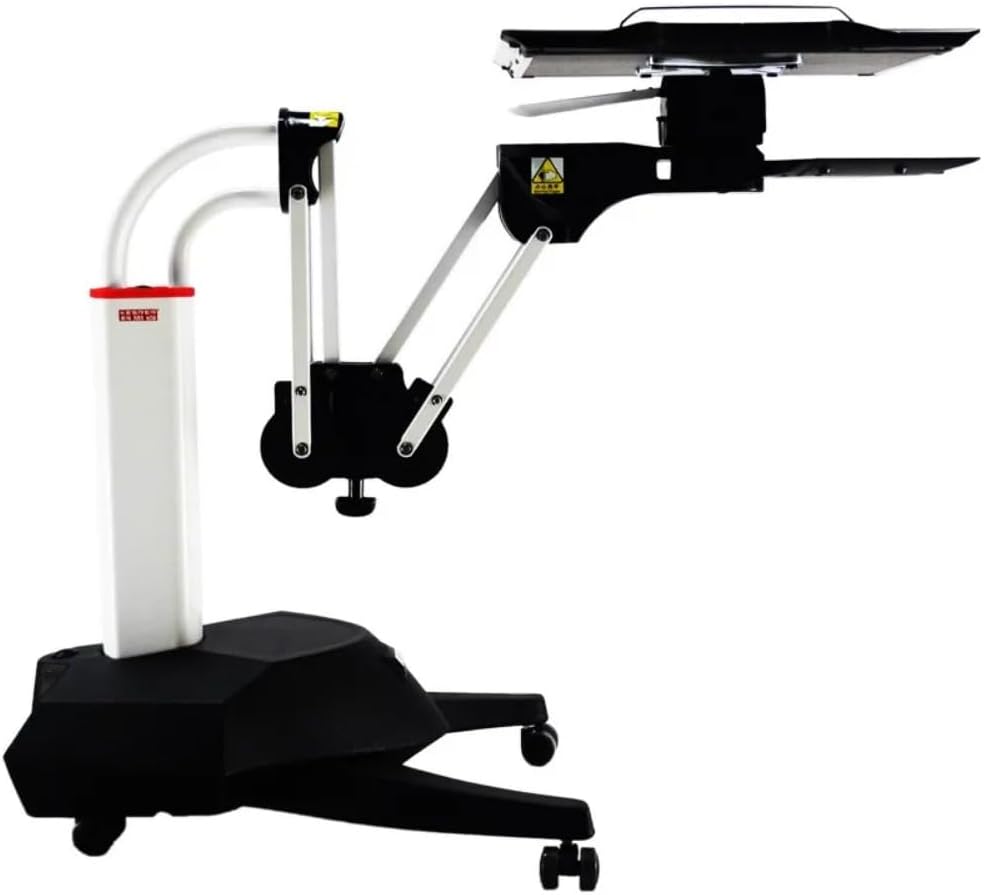 Versatile Rolling Laptop Desk - Portable Bed Table for Home, Office, School, and Medical Use - Adjustable Height Laptop Stand for Bed and Writing - Convenient Lap Desk Solution