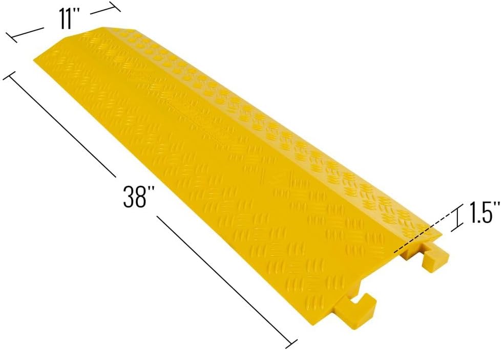 Guardian High Traffic Pedestrian Light Equipment Drop-Over Cable Cover Ramp